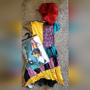 Disney Patchwork Kids Costume - Yellow, Purple, Blue, Black SZ(Large/12-14)